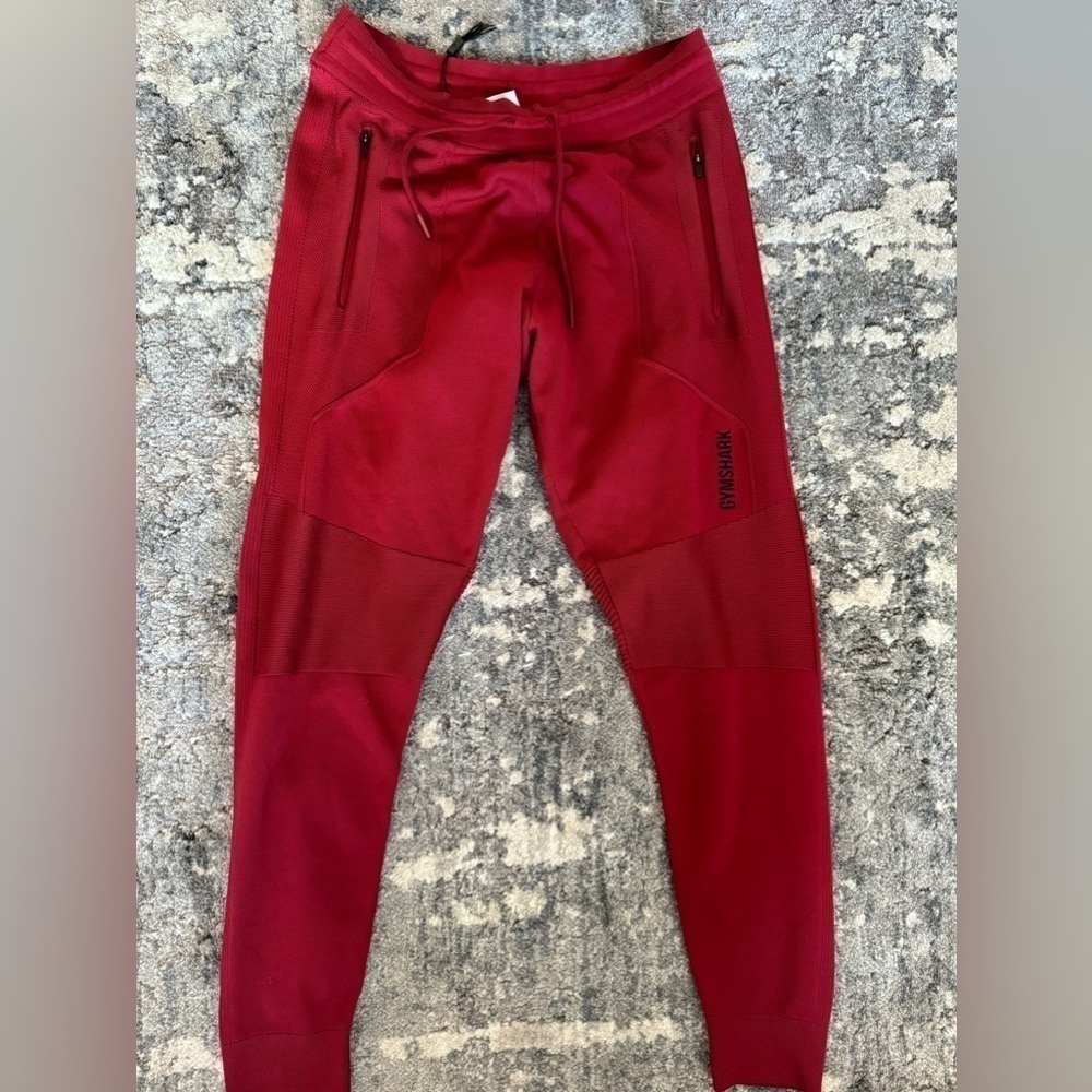 Gymshark Red Track Pants Joggers